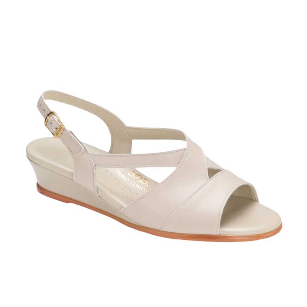 SAS Caress Cross Strap wedge sandals 9 Slim